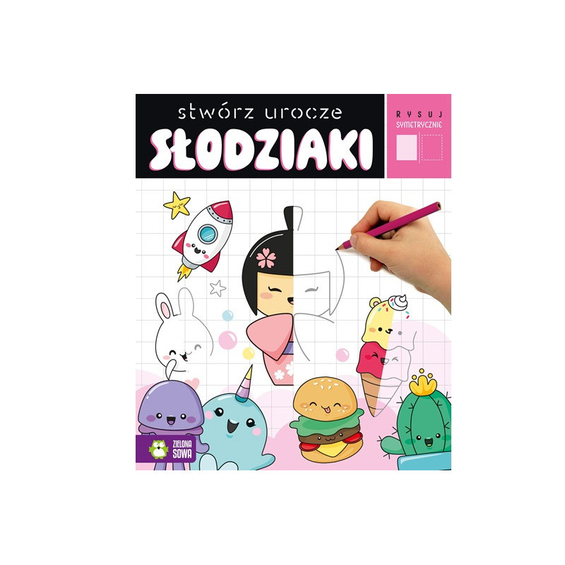 Rysuj symetrycznie Stwórz urocze słodziaki 96203