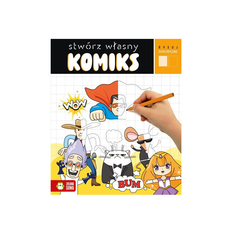 Rysuj symetrycznie Stwórz własny komiks 96197