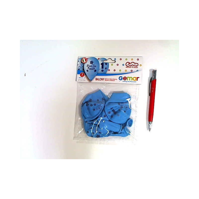 Balony Prem.12" Moje 1Urodz.nieb A5 GB-MU1B 10832