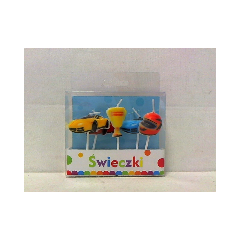 Świeczki pikery Wyścigi samochodowe PF-SPWS 24257