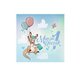  Serwetki kol.Roczek Kangurek PG-SHG2 64763