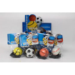 Piłka 6cm na sznurku 24/box 620218 17167