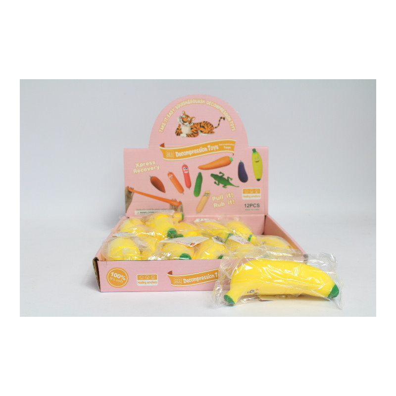 Gniotek banan 12szt/box D38605 20627