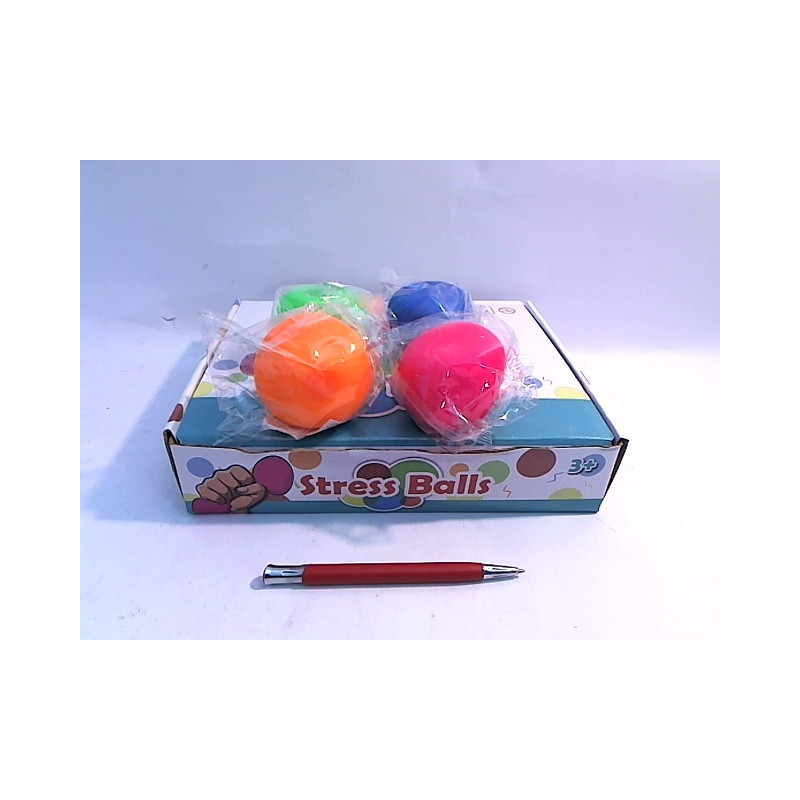 Gniotek piłka 4 kolory 12szt/box D34649 73893