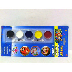 TITAN Farby do mal.twarzy duże 5kol.85976