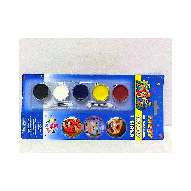 TITAN Farby do mal.twarzy duże 5kol.85976