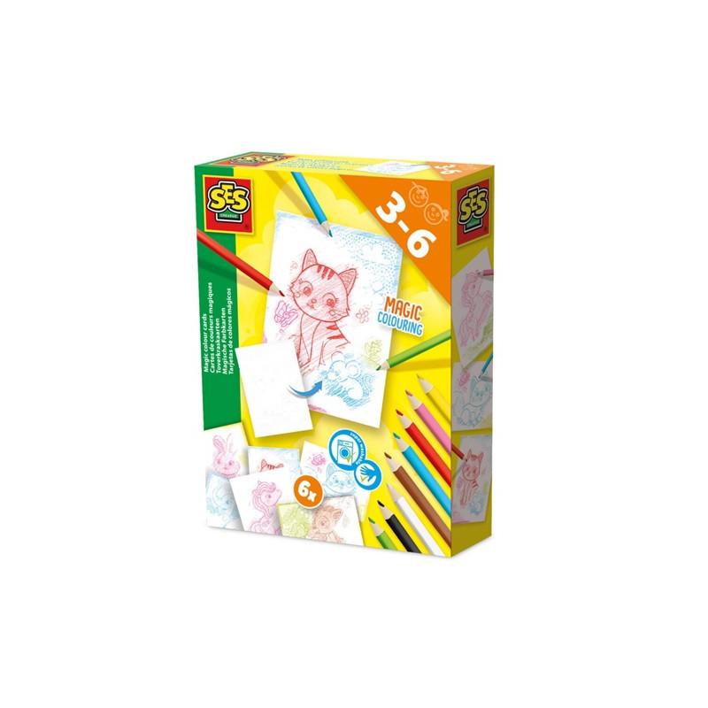 SES Magiczne karty kolorów 14051 40519