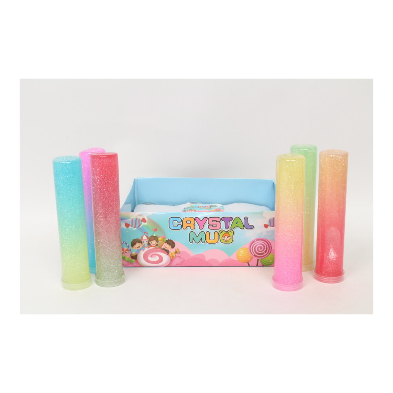 Masa slime brokat tuba 12szt/box PG5436 54365