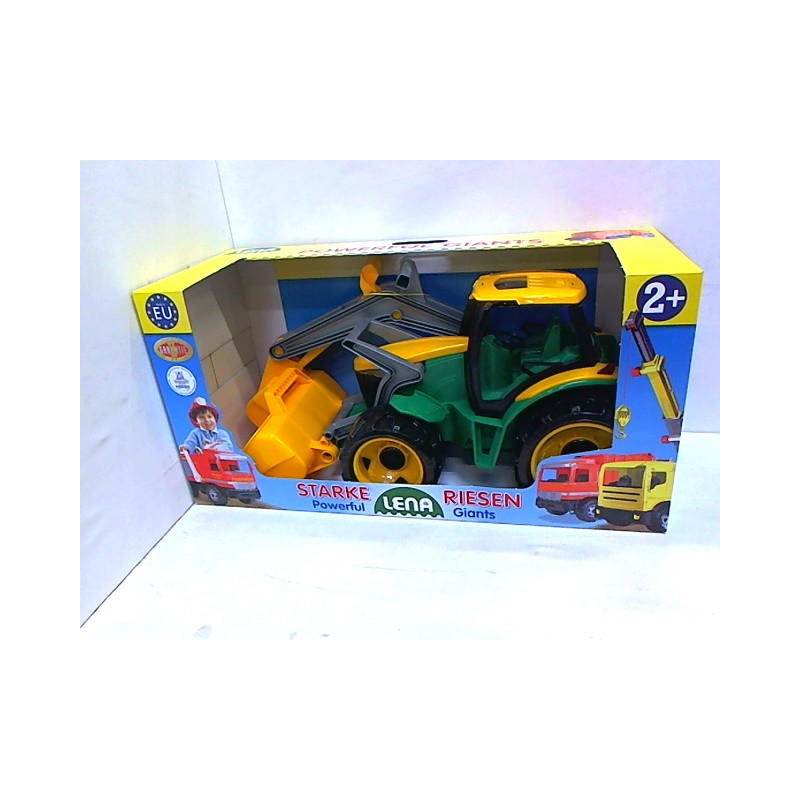 LENA traktor-spychacz+koparka karton 02080 80105
