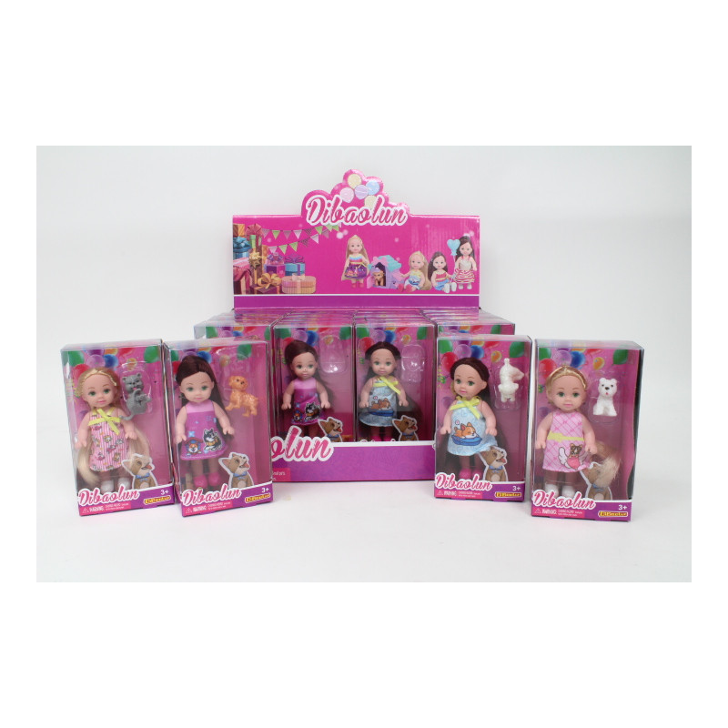 Laleczka z pieskiem 4 wzory G6190 82534