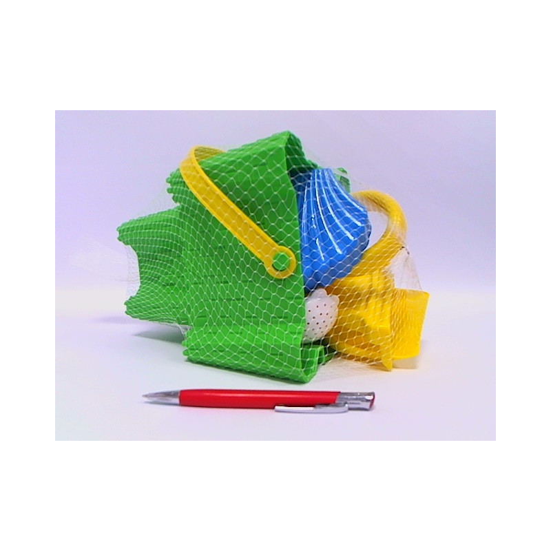 Kpl do piasku zamek kwadrat + konewka 00827