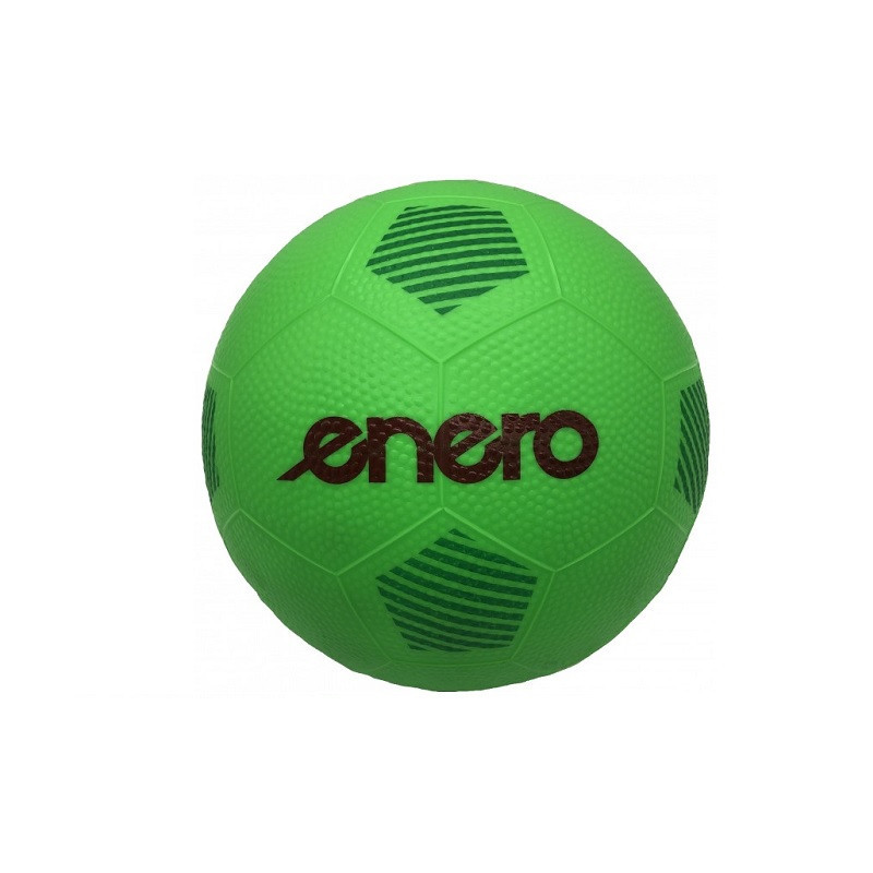  Piłka gumowa nożna 22cm zielona 1044934