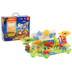  Klocki wafle mini Animals Safari 100el 07108