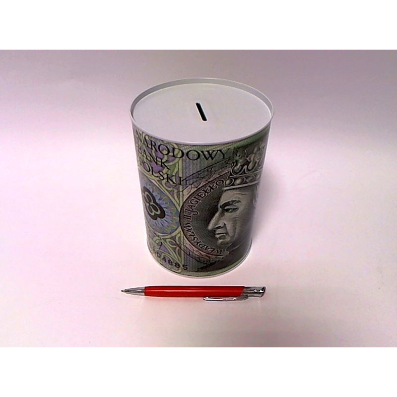 Skarbonka metalowa PLN duża 12X16 Z2304 51681