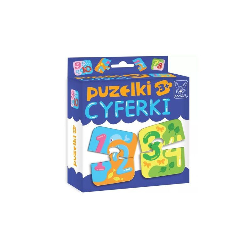 Puzzelki Cyferki 3+ 42357