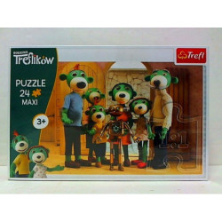 PUZZLE MAXI 24 Portret rodzinny z Robobotem 14254