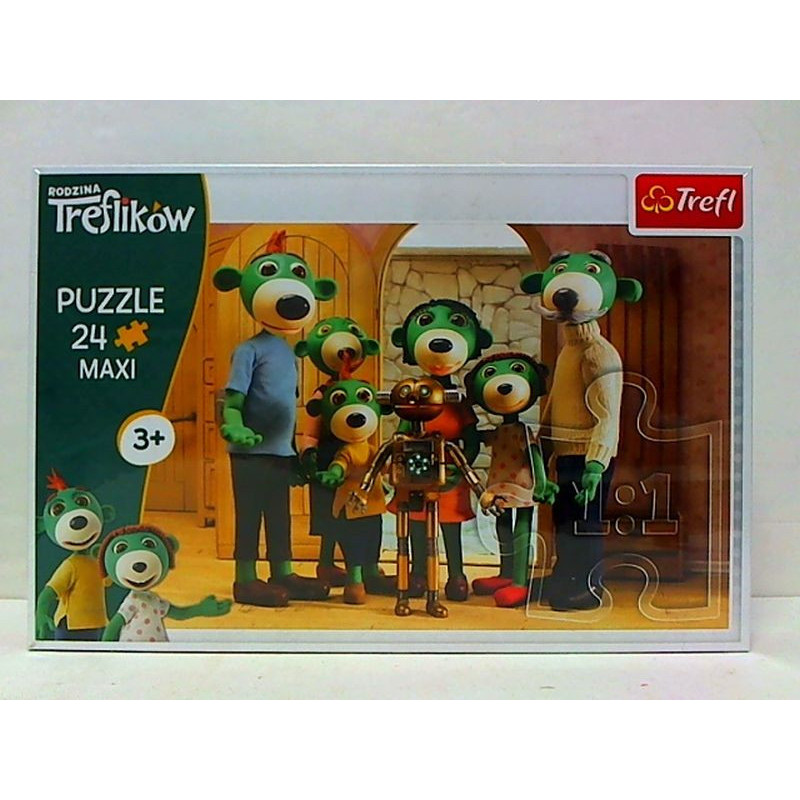 PUZZLE MAXI 24 Portret rodzinny z Robobotem 14254