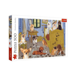 PUZZLE 500 Pokój van Gogha? Psia Rewolucja 37539