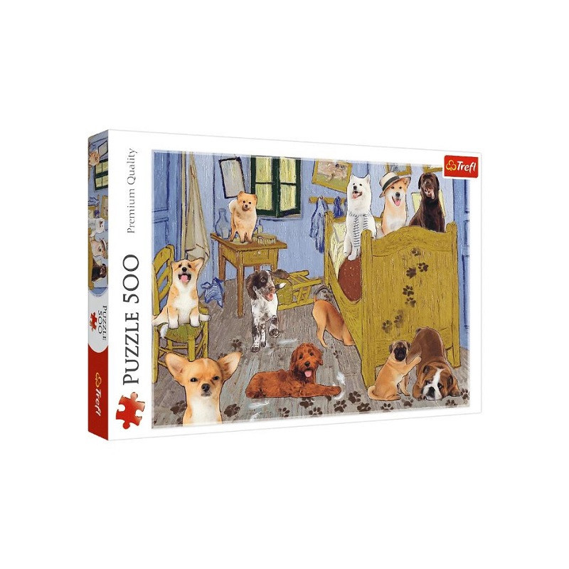 PUZZLE 500 Pokój van Gogha? Psia Rewolucja 37539