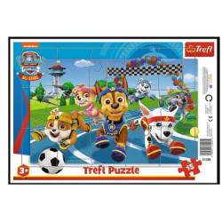 PUZZLE Ramkowe 15 Uczynne pieski /Psi Patrol 31428