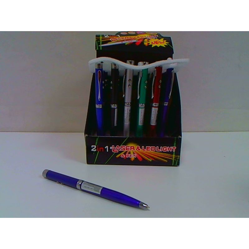 Długopis światło/laser 24szt/disp Z5911 12382
