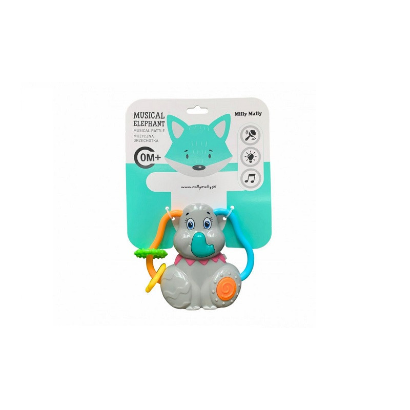 Grzechotka muzyczna słonik 4647 27829