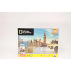 Cubic Fun puzzle 3D NationalGeogr BigBen 09926