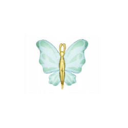 Balon fol.Motyl 69x69cm mięta 64669