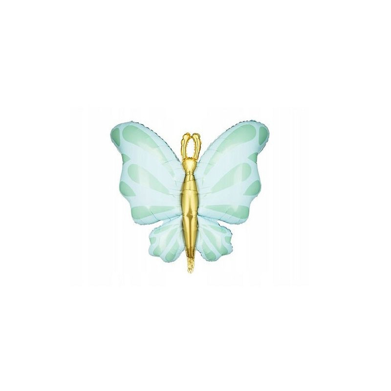 Balon fol.Motyl 69x69cm mięta 64669