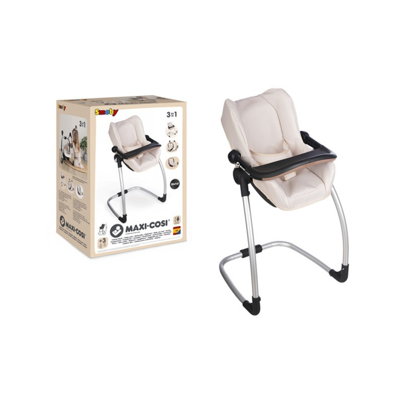 SMOBY Maxi Cosi krzesełko 3w1 beżowe 240245