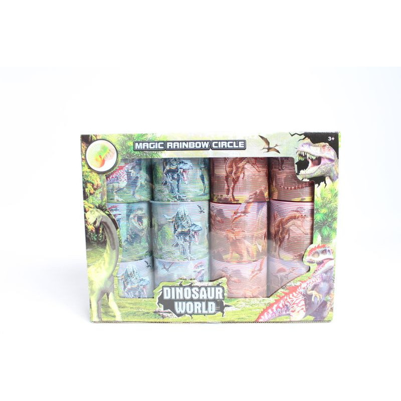 Sprężyna z dinozaurami 12szt/opak KL02 05631