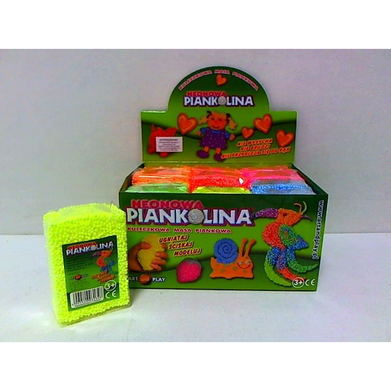 Piankolina display 12 kostek (neon) 31331