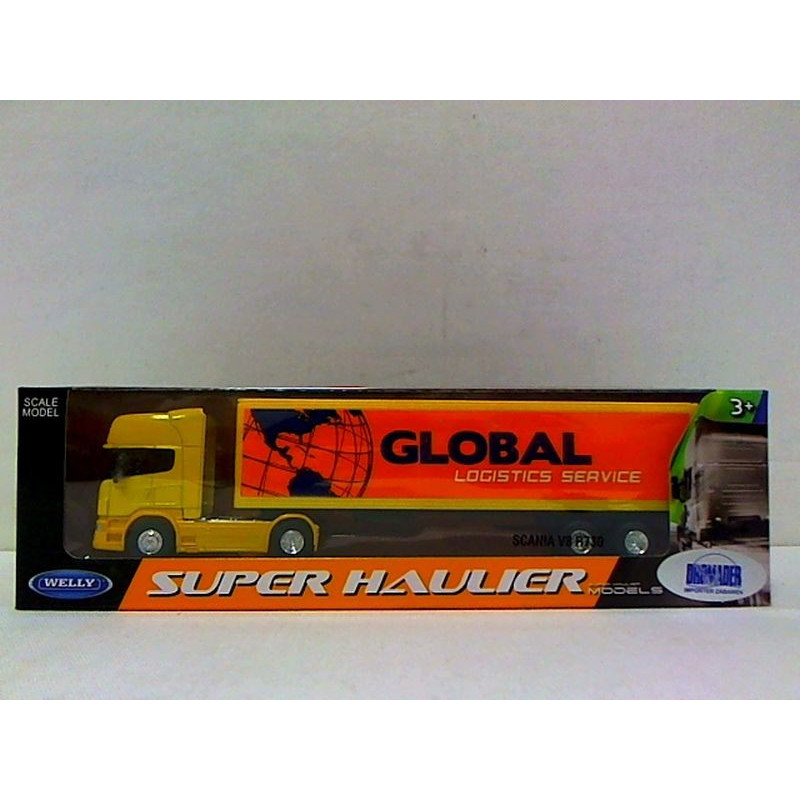 WELLY 1:64 truck Scania V8 R730 58021 80216