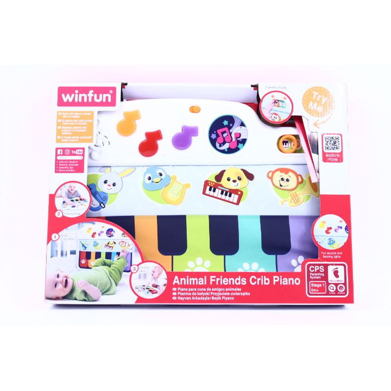 Pianinko na ramę łóżeczka SmilyPlay 000781 07814