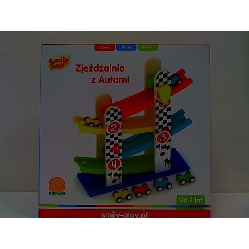 Zjeżdżalnia z autami Smily play AC6653 29643