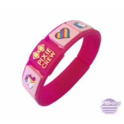  STNUX bransoletka silikon różowa PXX-02-54