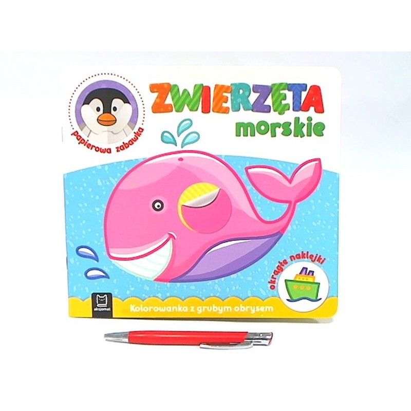  Kolor.z grubym obrys.Zwierz.morskie 31109
