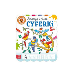  Koloruję i piszę Cyferki malowanka 33608