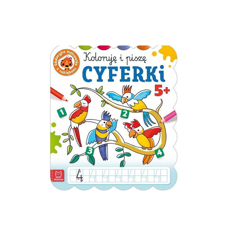  Koloruję i piszę Cyferki malowanka 33608