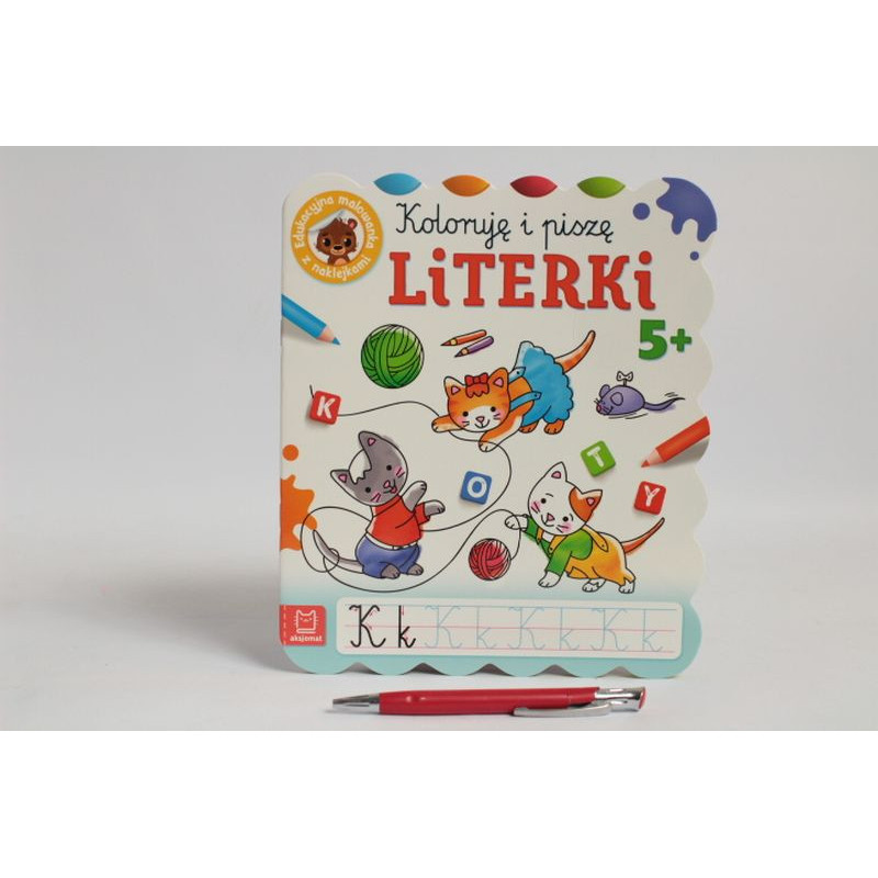  Koloruję i piszę Literki malowanka 33592