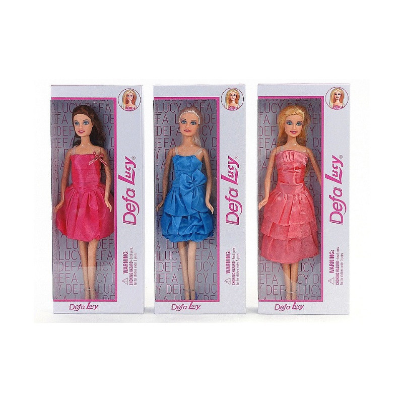  Lalka 29cm w sukni 3kol 47929