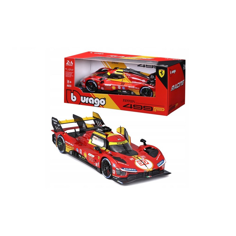 BBU 1:24 Ferrari Racing 499P red 26312