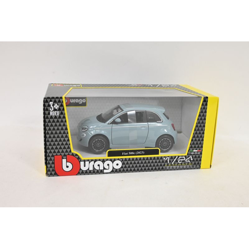 BBU 1:24 Fiat 500E 2023 met.blue 21110BU 16709