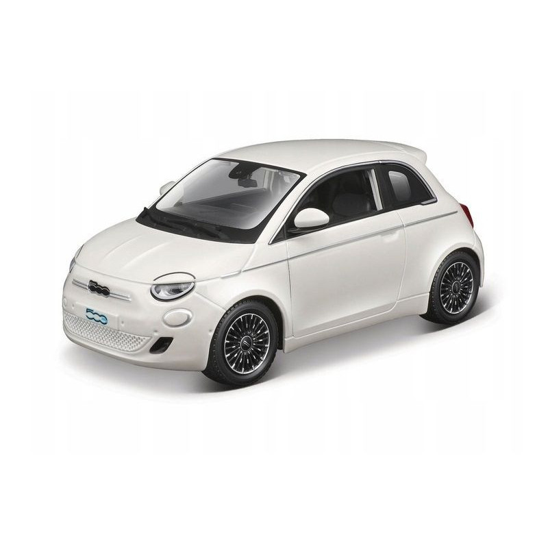 BBU 1:24 Fiat 500E 2023 white 21110WT 11104
