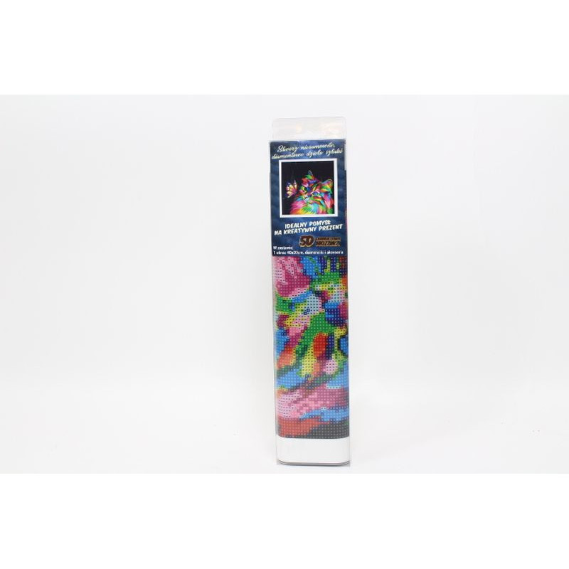  Diamentowa mozaika Kot kolorowy 1007120