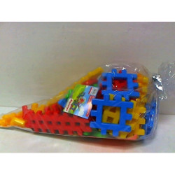  Klocki konstrukcyjne Samolot 70el worek 01588