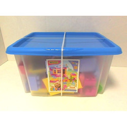 WADER KidsBlocks klocki 132el box róż 41280 12804