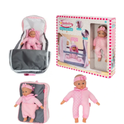 Lala z plecak.i łóżeczk.SmilyPl BD2117 89161