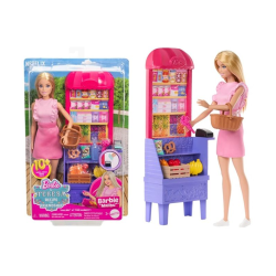 Barbie lalka Malibu na zakupach JCT05
