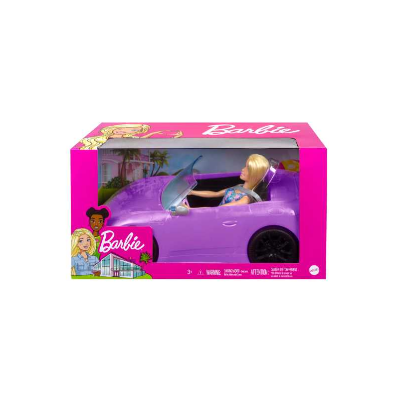  Barbie fioletowy kabriolet z lalką HBY29 /2